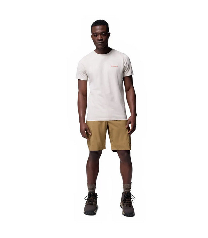 Columbia Ανδρικό Μπλουζακι Rapid Ridge  Back Graphic Tee II -Dark Stone, Button Badge | tokatlis.gr