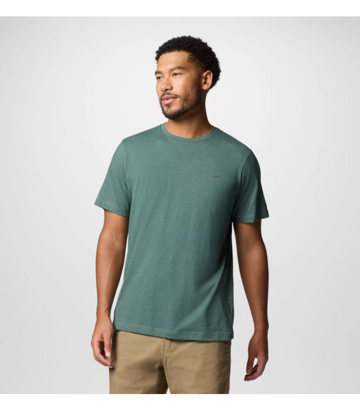 Columbia Ανδρικό Μπλουζάκι Thistletown Hills Stone Green Heather - tokatlis.gr