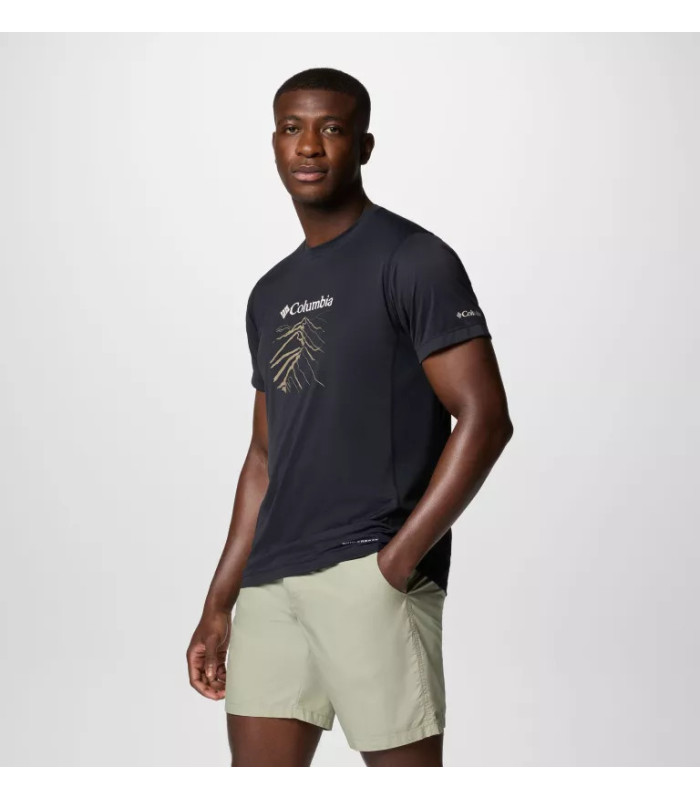 Columbia Zero Rules™ Light SS Graphic Crew - Black - tokatlis.gr