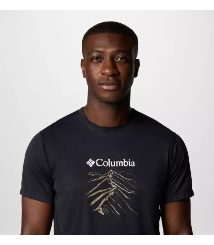 Columbia Zero Rules™ Light SS Graphic Crew - Black - tokatlis.gr