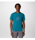 Columbia Zero Rules™ Light SS Graphic Crew - River Blue, Ridge Line Life - tokatlis.gr