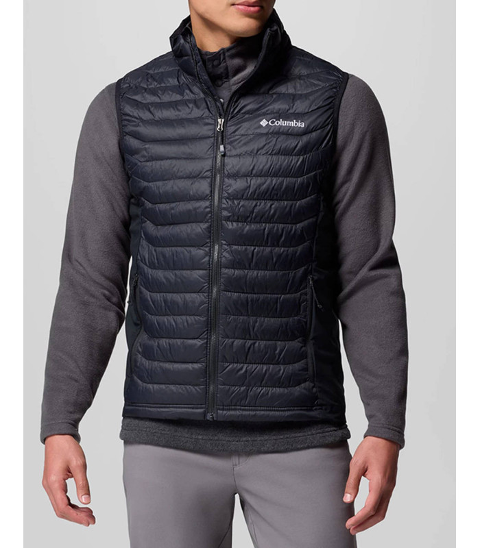 Columbia Powder Pass  Hybrid Vest- Black - tokatlis.gr