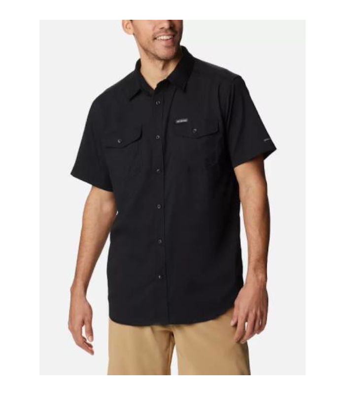 Columbia Utilizer™ II Solid Short Sleeve Shirt  Black - tokatlis.gr