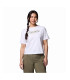Columbia Γυναικείο Μπλουζάκι  Rolling Bend Graphic Relaxed Crop SS White, Outback Critters - tokatlis.gr