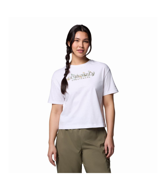 Columbia Rolling Bend Graphic Relaxed Crop SS White, Outback Critters - tokatlis.gr