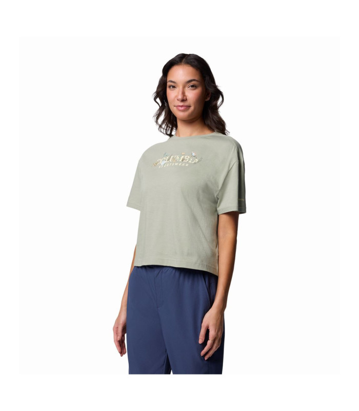 Columbia Γυναικείο Μπλουζάκι Rolling Bend Graphic Relaxed Crop SS Safari, Outback Critters - tokatlis.gr