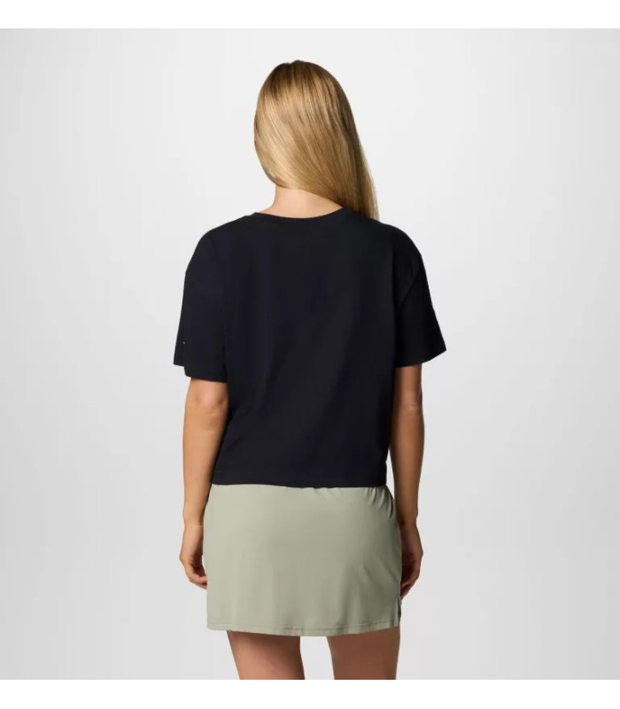 Columbia Γυναικείο Μπλουζάκι Rolling Bend  Graphic Relaxed Crop SS Black - tokatlis.gr