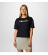 Columbia Γυναικείο Μπλουζάκι Rolling Bend  Graphic Relaxed Crop SS Black - tokatlis.gr