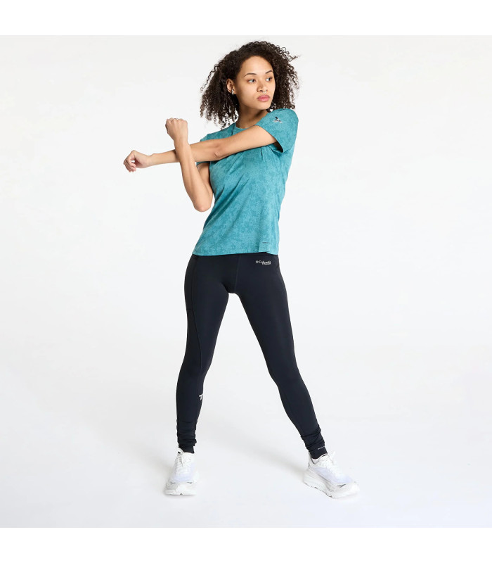 Columbia Bluebird Canyon™ Short Sleeve Crew River Blue Popflorid Jacquard - tokatlis.gr