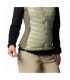 Columbia Γυναικείο Γιλέκο Powder Pass Hybrid Safari - Stone Green- tokatlis.gr