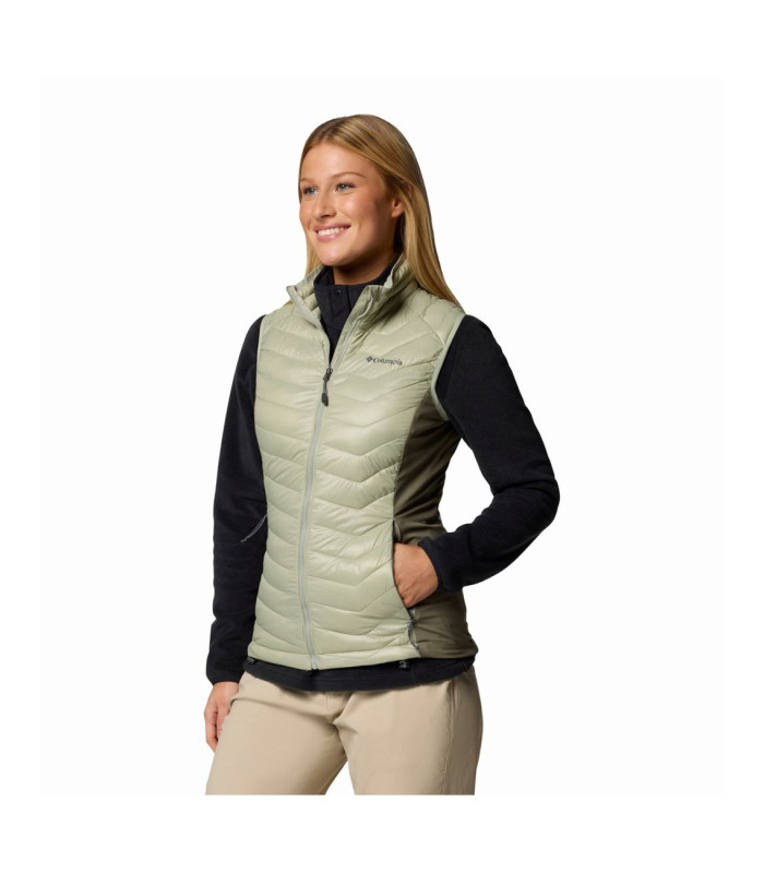 Columbia Powder Pass™ Hybrid Vest Safari, Stone Green- tokatlis.gr