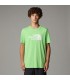 The North Face T-shirt Meta Lime/tnf White - tokatlis.gr