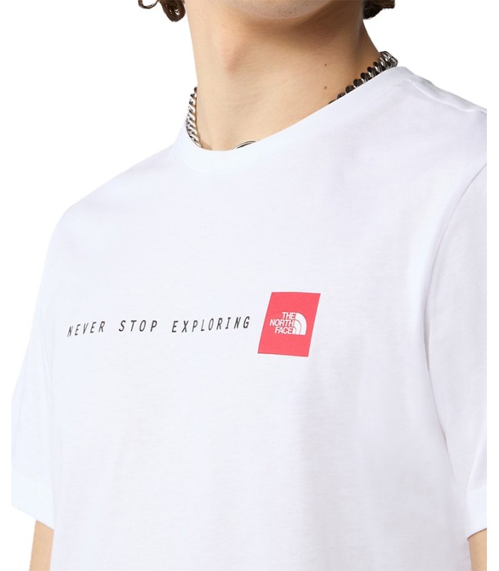 The North Face Never Stop Exploring T-shirt Άσπρο - tokatlis.gr