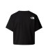 The North Face Easy Γυναικείο Crop T-shirt Μαύρο - tokatlis.gr