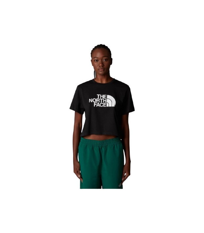 The North Face Easy Γυναικείο Crop T-shirt Μαύρο - tokatlis.gr