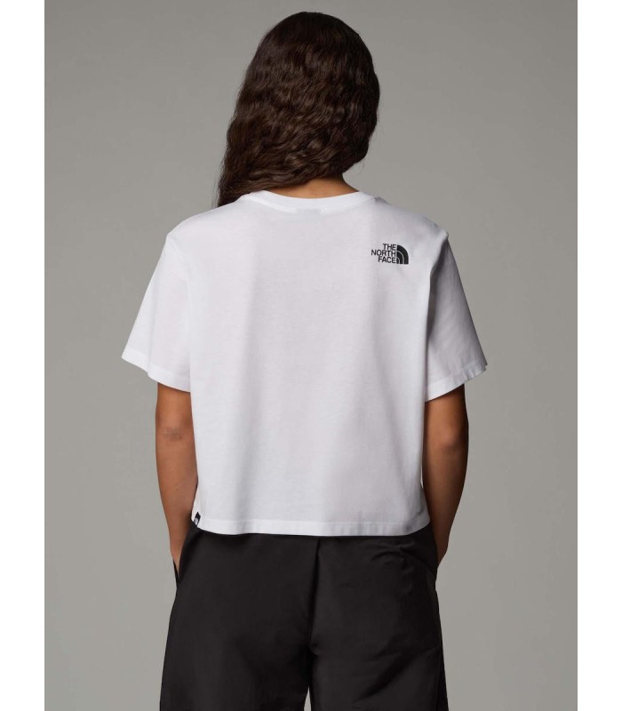 The North Face Easy Γυναικείο Αθλητικό Crop T-shirt Λευκό - tokatlis.gr