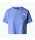 The North Face Simple Dome Γυναικείο Crop T-shirt Virtual Blue - tokatlis.gr