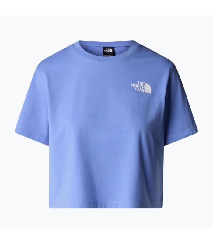 The North Face Γυναικείο Μπλουζάκι Simple Dome Crop Virtual Blue - tokatlis.gr