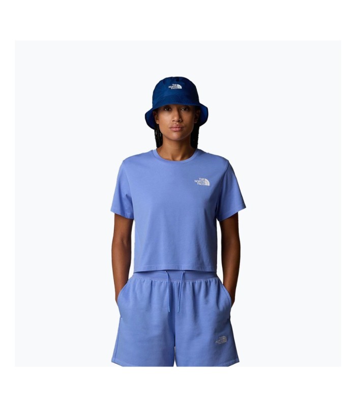 The North Face Simple Dome Γυναικείο Crop T-shirt Virtual Blue - tokatlis.gr
