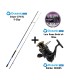 Combo Spinning Oceanic Team Sniper 270 BL / 5-25gr + Oceanic Team Dalibor 3000HS + Oceanic Team Lure Game Braid  - tokatlis.gr