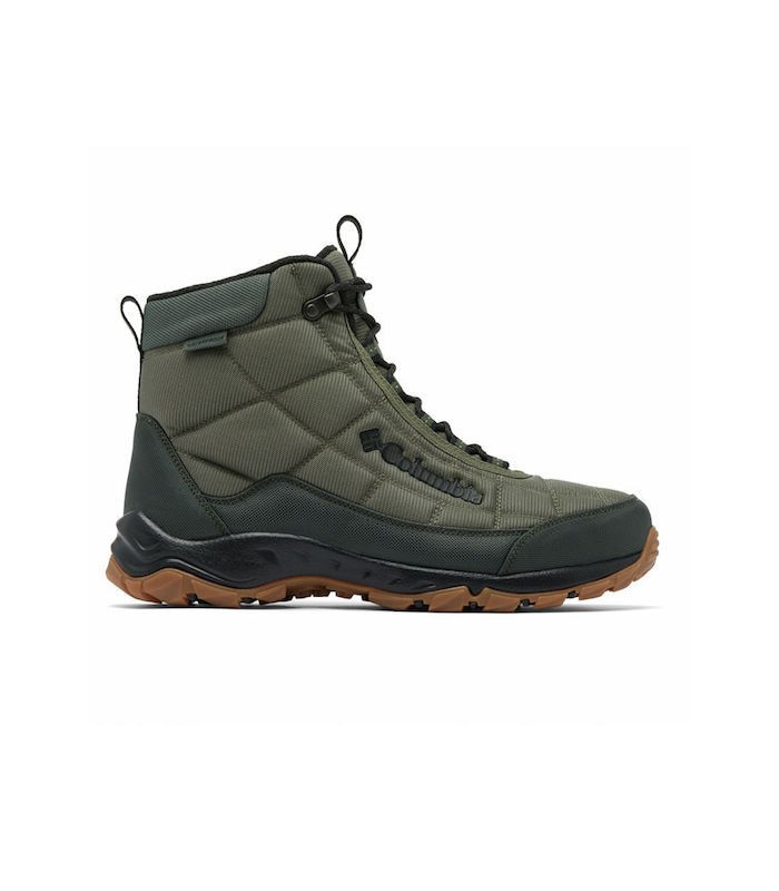 Ανδρικό αδιάβροχο χειμερινό μποτάκι Columbia Firecamp II Waterproof με ύφασμα Cordura και μόνωση 200g
