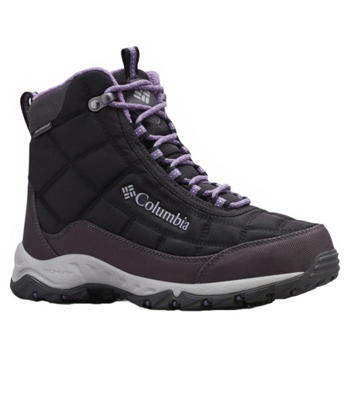 Columbia Firecamp Boot Women's Black/Plum Purple- tokatlis.gr