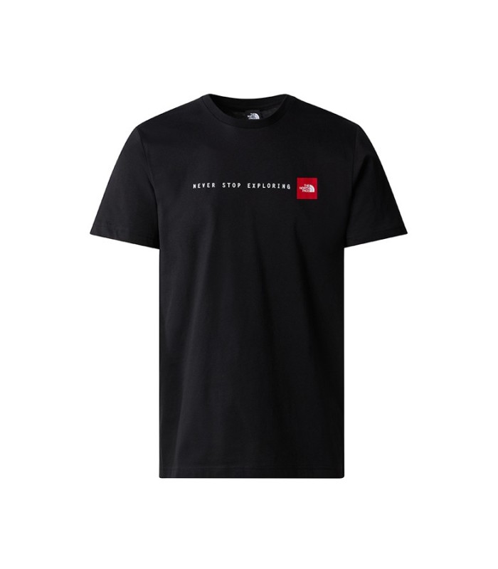 The North Face Ανδρικό Μπλουζάκι Never Stop Exploring Black - tokatlis.gr