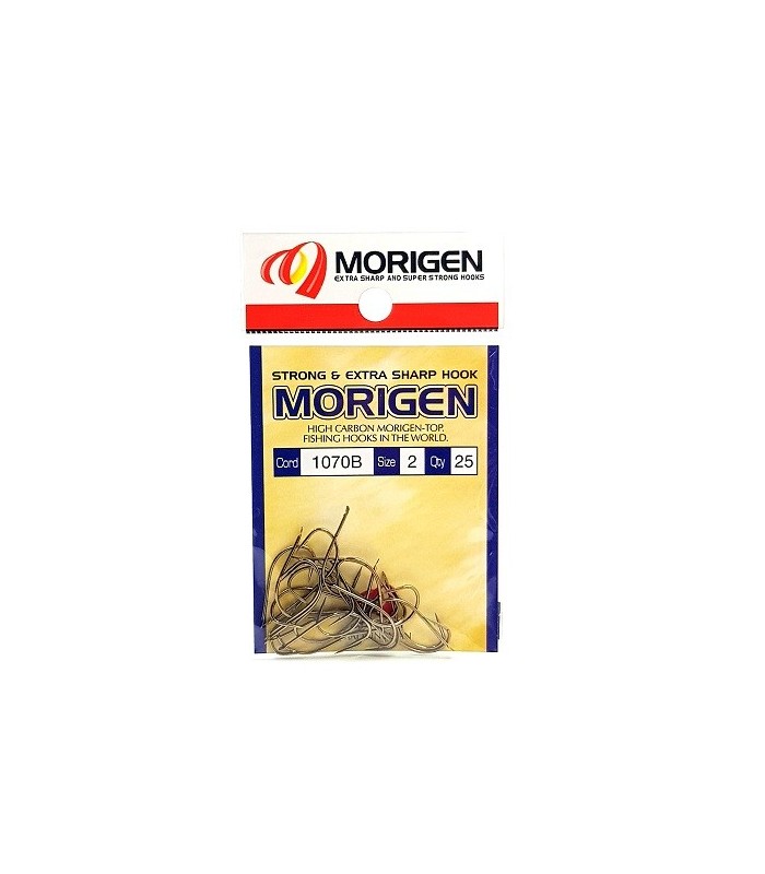 Morigen Αγκίστρια 1070B / Μπρονζέ (Φακ. 25 Τεμ.) - tokatlis.gr