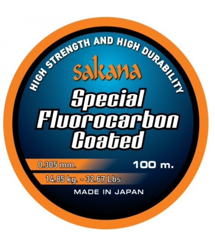 Sakana Πετονιά Special Fluorocarbon Coated 100m - tokatlis.gr