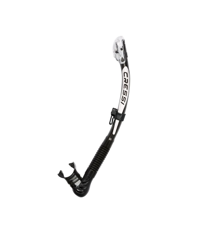 Cressi Alpha Ultra Dry Snorkel Black/White - Αναπνευστήρας - tokatlis.gr