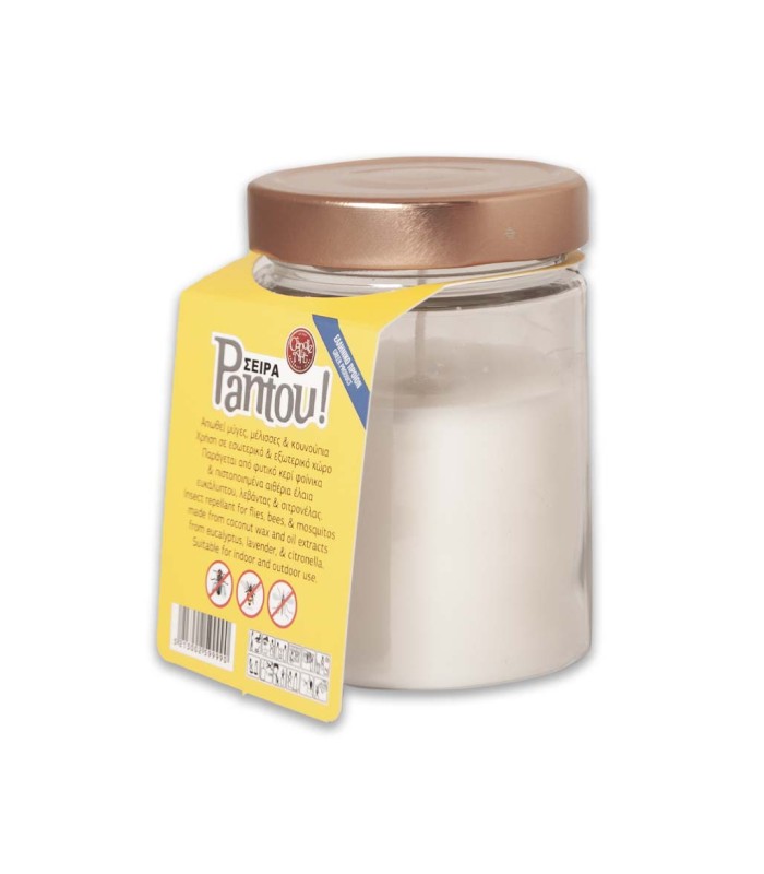 Κερί Pantou (350ml) για Κουνούπια, Μύγες, Μέλισσες - tokatlis.gr