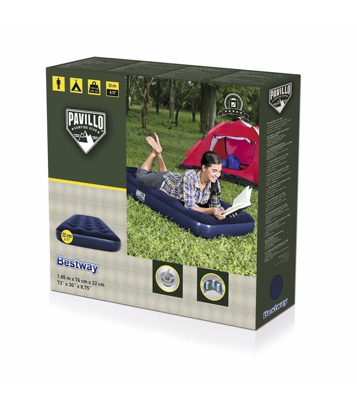 Στρώμα Μονό Βελουτέ Bestway 67000 185x76x22 | tokatlis.gr