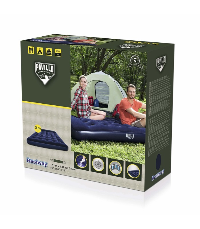 67225 Στρωμα Βελ.Διπλο+Αντλια 191x137x22cm - tokatlis.gr