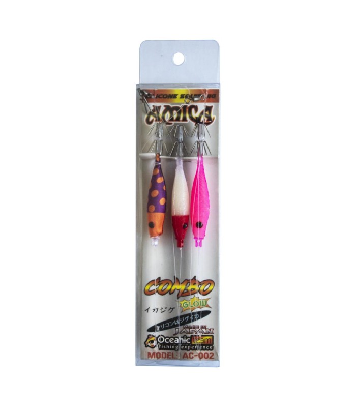 Oceanic Team Amica Combo 75mm - Έτοιμη Αρματωσιά με 3 Καλαμαριέρες - tokatlis.gr