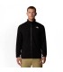 The North Face 100 Glacier Ανδρική Ζακέτα Fleece - Μαύρο | Tokatlis.gr