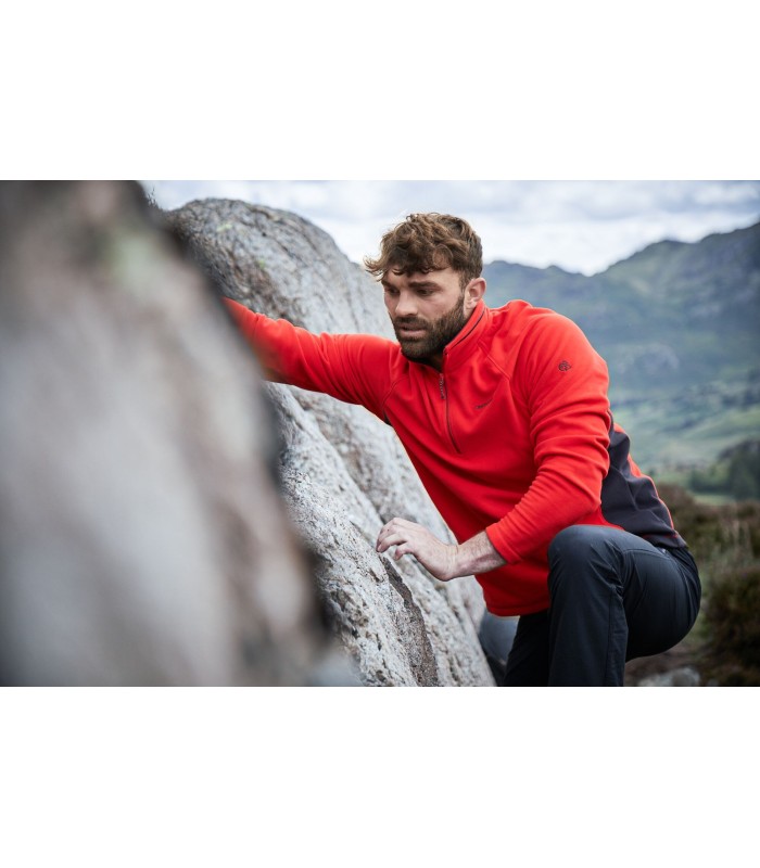 Craghoppers Ανδρική Μπλούζα Corey Vi Half Zip Fleece Shriracha/BPM - tokatlis.gr