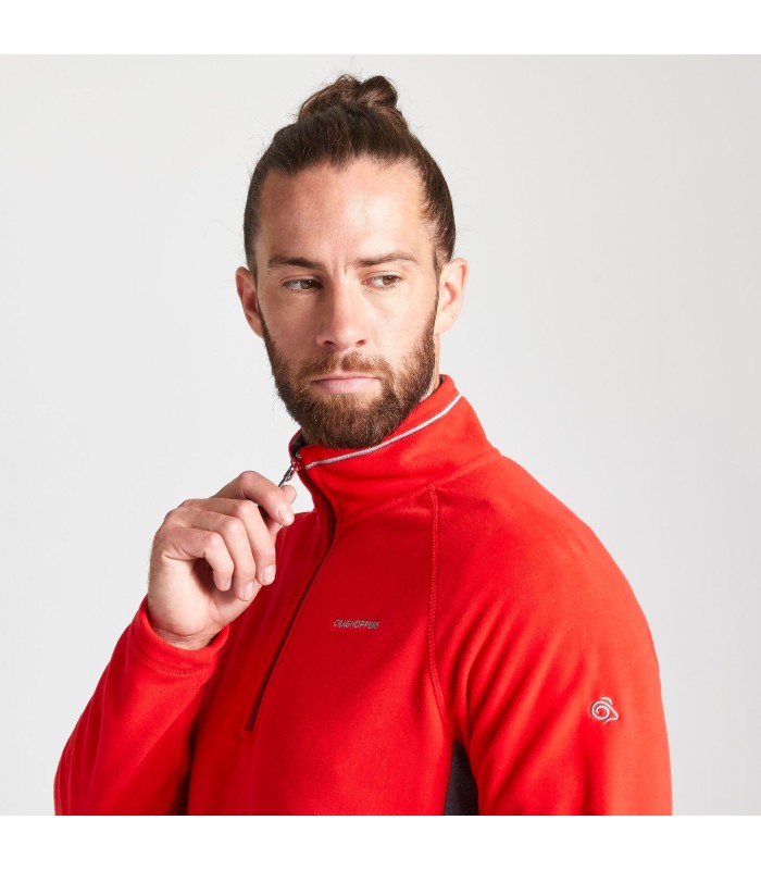 Craghoppers Ανδρική Μπλούζα Corey Vi Half Zip Fleece Shriracha/BPM - tokatlis.gr