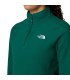 The North Face - W 100 Glacier 1/4 Zip Eu Evergreen  - tokatlis.gr