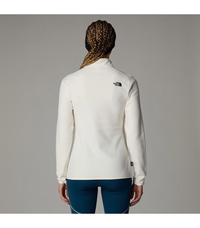 The North Face - W 100 Glacier 1/4 Zip Eu  White Dune - tokatlis.gr