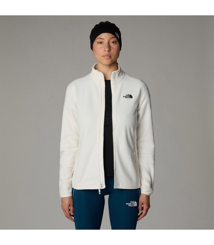 The North Face - W 100 Glacier 1/4 Zip Eu  White Dune - tokatlis.gr