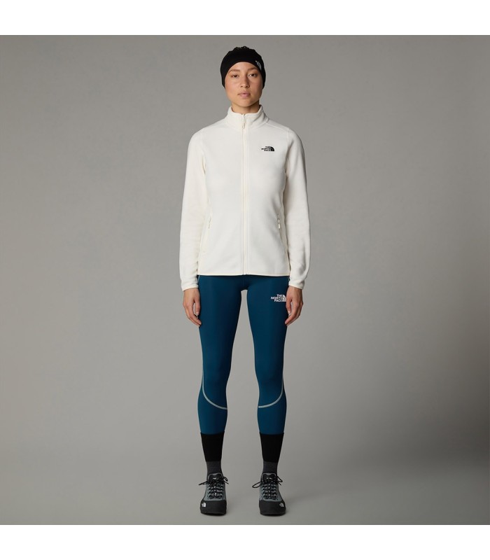 The North Face - W 100 Glacier 1/4 Zip Eu  White Dune - tokatlis.gr