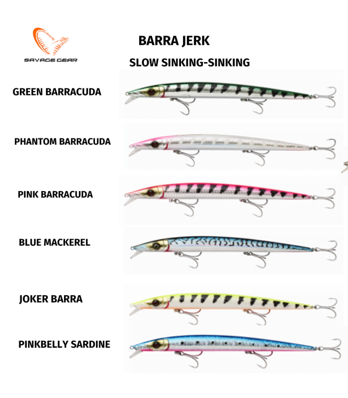 Savage Gear BARRA Jerk 29gr 19cm- tokatlis.gr