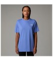 The North Face Γυναικείο Μπλουζάκι S/S Essential Oversize Shirt Virtual Blue