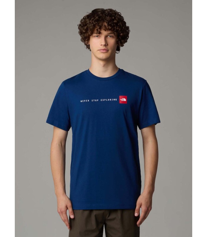The North Face Ανδρικό Μπλουζάκι S/S Never Stop Exploring Tee Blue - tokatlis.gr