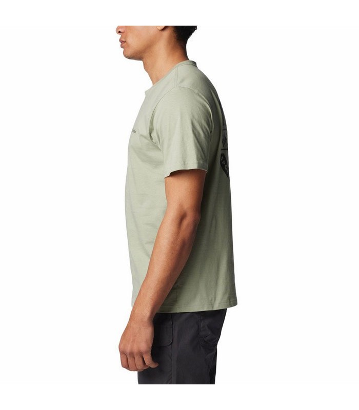 Columbia Ανδρικό Μπλουζακι Rapid Ridge Back Graphic Tee II -Safari - tokatlis.gr