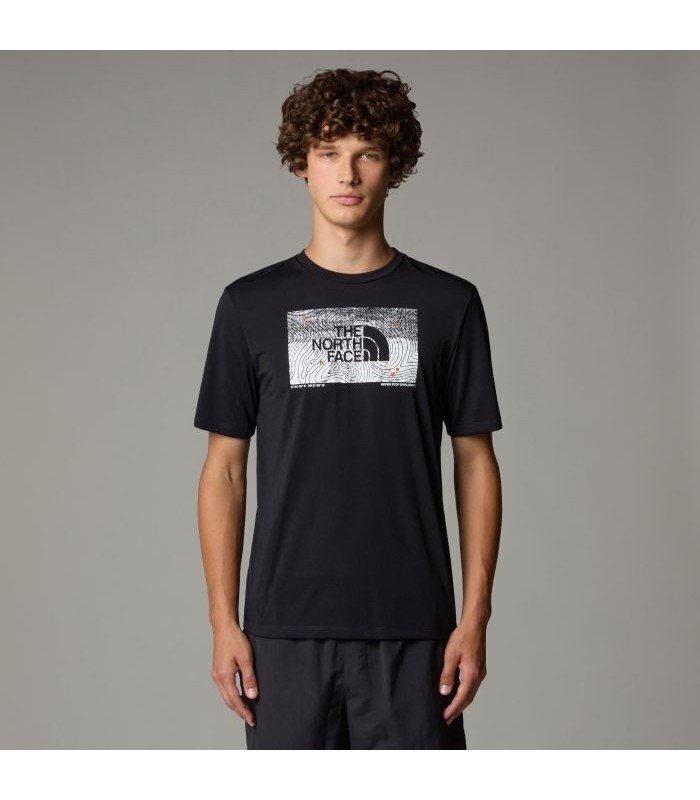 The North Face Ανδρικό Μπλουζάκι Foundation Abstract G Tee  Black   - tokatlis.gr