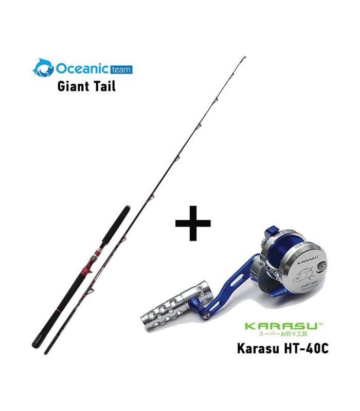 Combo Boat Oceanic Team Giant Tail + Karasu HT-40C - tokatlis.gr