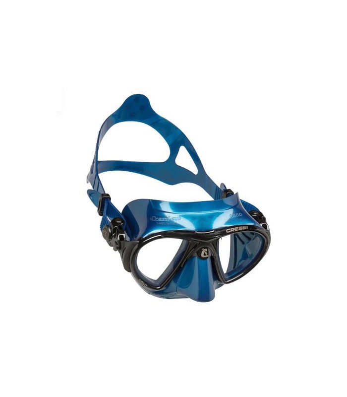 Cressi Nano Silicone Mask Blue Silver/Frame Black  - tokatlis.gr