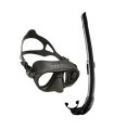 Cressi Calibro + Corsica Combo Black - Σετ Μάσκα και Αναπνευστήρας