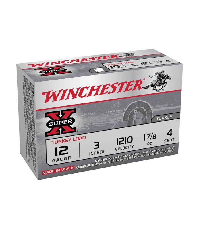 Φυσίγγια  Winchester SUPER-X Turkey LOADS MAGNUM 53γρ (1 7/8oz) X123MT4- tokatlis.gr